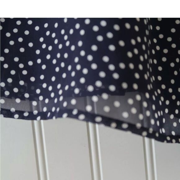 LC Lauren Conrad Navy Polka Dot Shorts - Picture 3 of 5